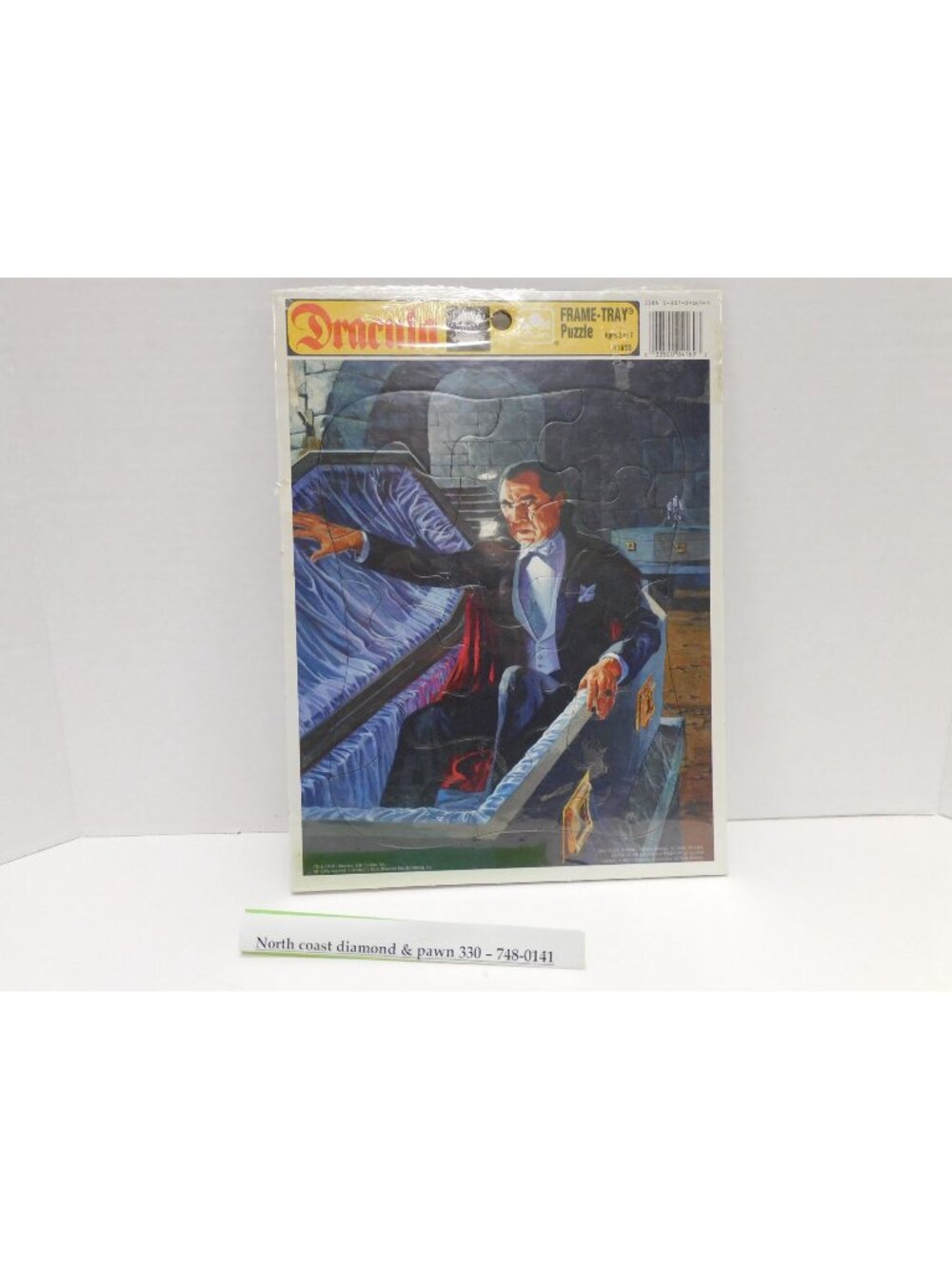 Dracula Frame-Tray Puzzle By Golden Ages 3-7 Universal Licensed MM63